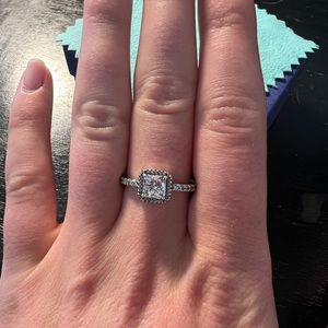Size 7 Pandora diamond ring